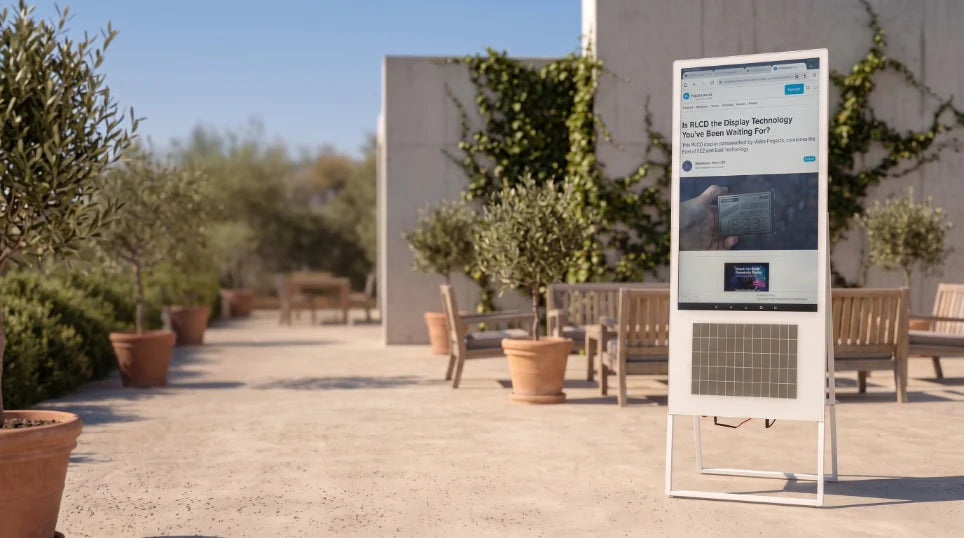 A reflective LCD module read in direct sunlight